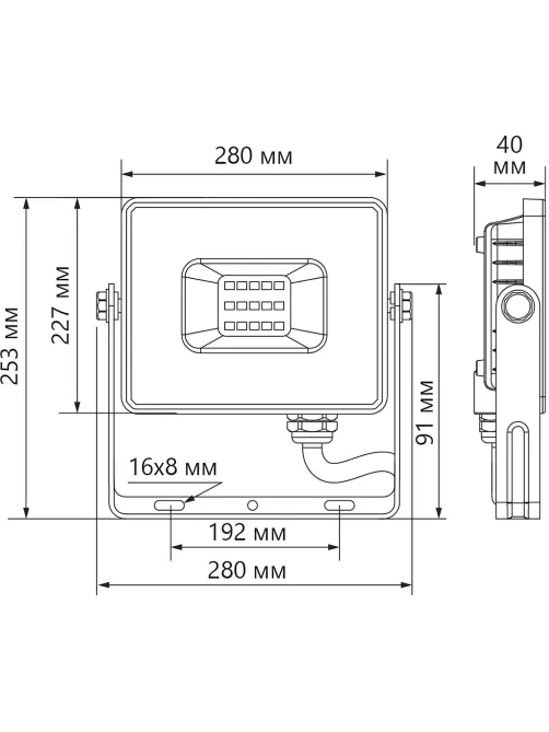 Прожектор светодиодный Feron LL-923 IP65 150W 6400K (32104)