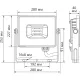 Прожектор светодиодный Feron LL-923 IP65 150W 6400K (32104)