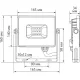 Прожектор светодиодный Feron LL-931 IP65 70W 6400K (41551)
