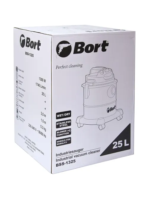 Пылесос строительный BORT BSS-1325 (91272218)
