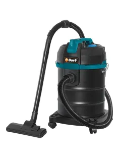 Пылесос строительный BORT BSS-1525 BLACK, 25 л (93412604)