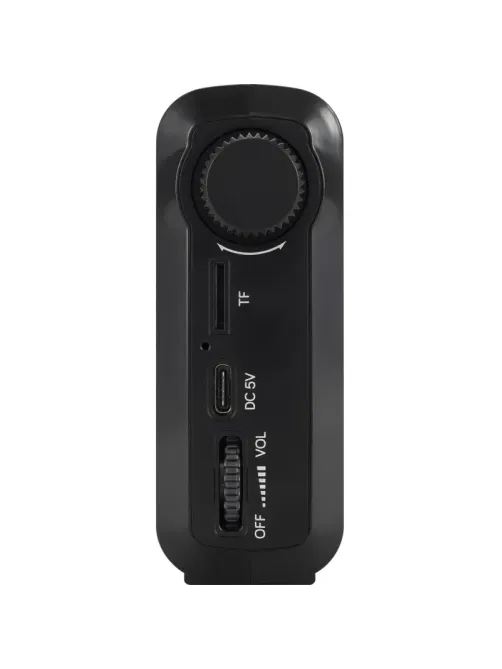 Радиоприемник Hyundai H-PSR115 черный USB microSD