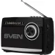 Радиоприемник Sven SRP-155, чёрный, BT/FM/AM/SW/USB/microSD, фонарь, аккум