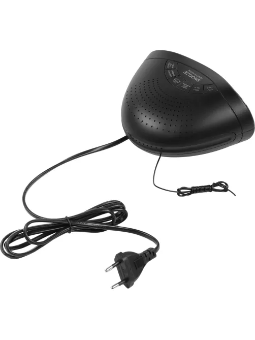 Радиобудильник Hyundai H-RCL200 черный LED подсв:зеленая часы:цифр AM/FM