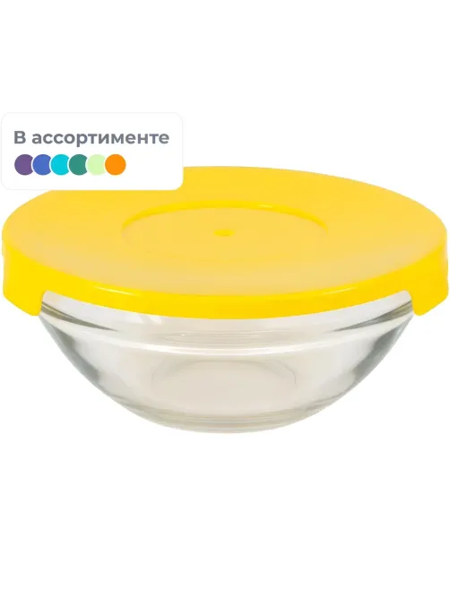 Набор мисок со стеклянной крышкой набор 5шт INSALATO(150/210/360/510/920мл)