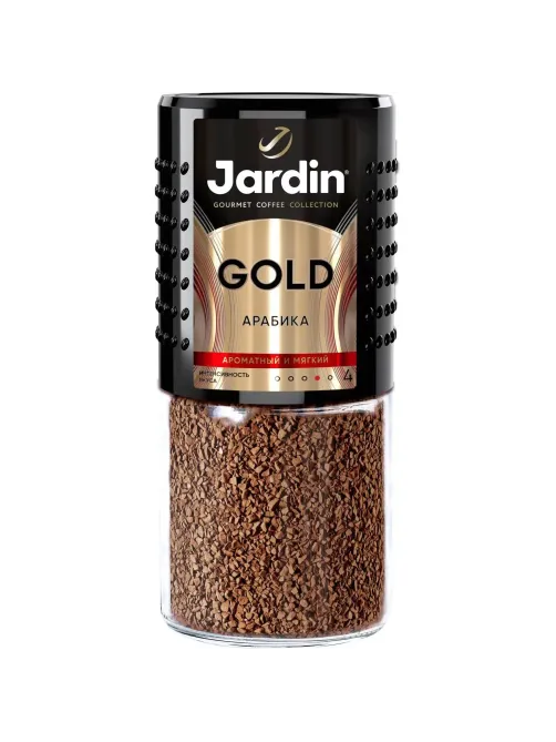 Кофе Jardin Gold растворимый,сублимированный,стекло, 190г