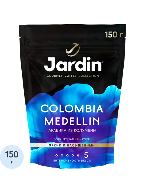 Кофе Jardin Colombia Medellin раств . субл . 150 г пакет 1014-08