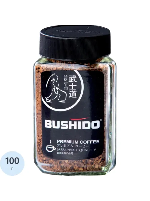 Кофе Bushido Black Katana растворимый, сублим., 100г