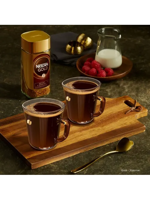 Кофе Nescafe Gold раств.субл.190г стекло