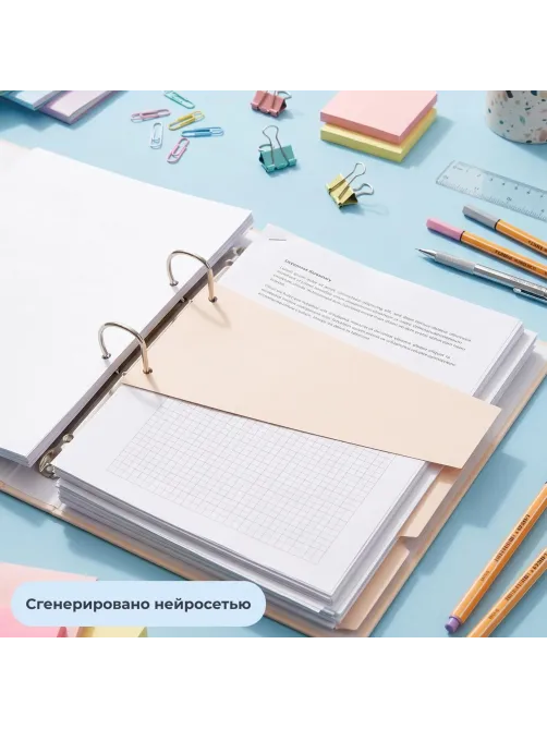 Разделитель листов Разделительные полоски Attache,розовые, 100 шт./уп.