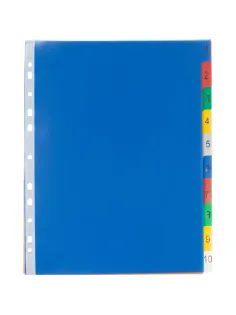 Разделитель листов 10, цв. MAXI А4 , Attache Selection