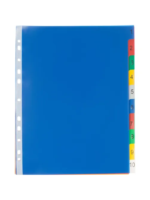 Разделитель листов 10, цв. MAXI А4 , Attache Selection