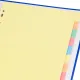 Разделитель листов 1-12, цв.карт.Attache,A4