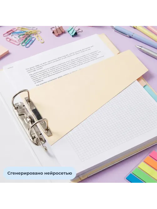 Разделитель листов Разделительные полоски Attache, оранж., 100 шт./уп.