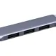 Разветвитель USB  HS001 USB3.0x1/USB 2.0x3/серебристый