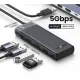 Разветвитель USB UGREEN CM653 (15548) 4-Port USB-A Hub, черный