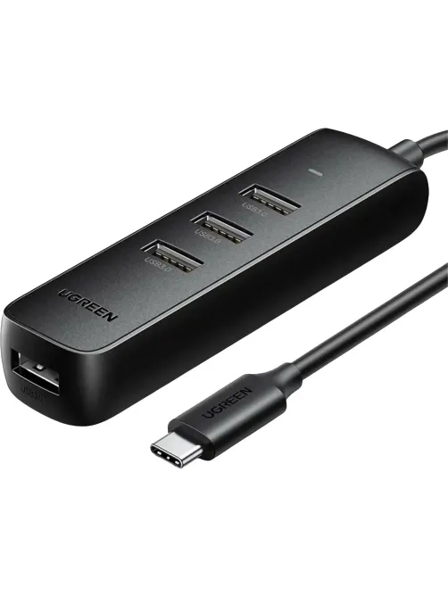 Разветвитель USB Ugreen 4 в 1, 4 x USB 3.0, 5Gbps, 0.25м (10915)