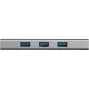 Разветвитель USB HS002 USBх3/HDMIх1/microSDx1/TFcardx1/Серый