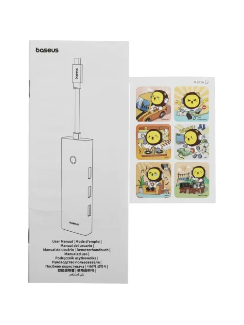 Разветвитель USB Baseus UltraJoy 7-Port Sp.Grey Type-C B00052803811-00