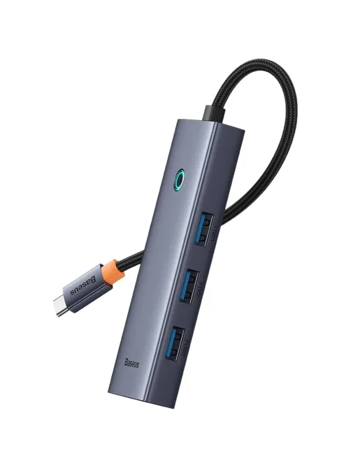 Разветвитель USB Baseus UltraJoy 4-Port Sp.Grey C-USB3.0 B0005280A813-03