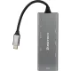 Разветвитель USB HS002 USBх3/HDMIх1/microSDx1/TFcardx1/Серый