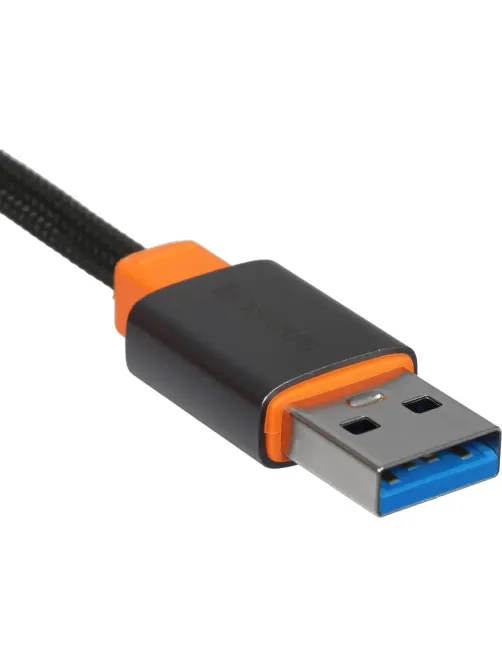 Разветвитель USB Baseus UltraJoy 4-Port Sp.Grey USB-A-3.0+C B0005280B811-09