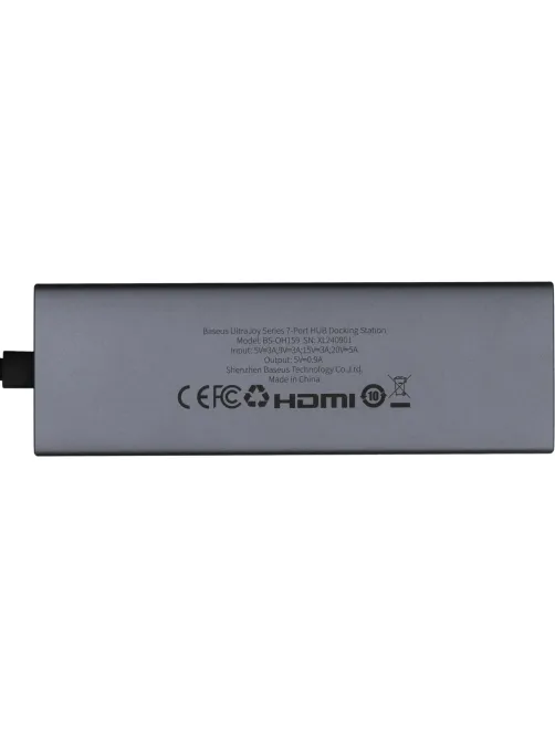 Разветвитель USB Baseus UltraJoy 7-Port Sp.Grey Type-C B00052803811-00