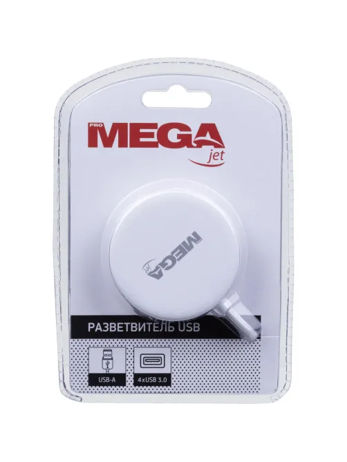 Разветвитель USB  HS003 USB3.0x4/белый