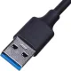 Разветвитель USB  HS004 USB 3.0x4/черный