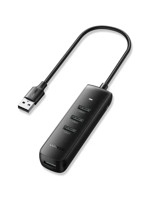 Разветвитель USB Ugreen 4 в 1, 4 x USB 3.0, 5Gbps, 0.25м (10915)