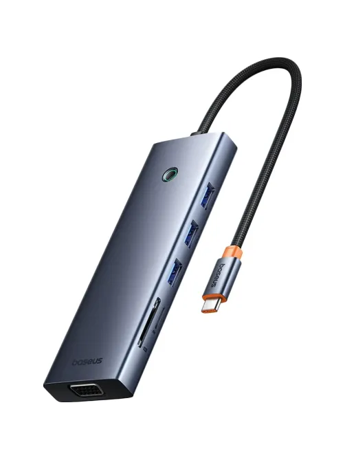 Разветвитель USB Baseus UltraJoy 10-Port Sp.Grey Type-C B0005280C811-00