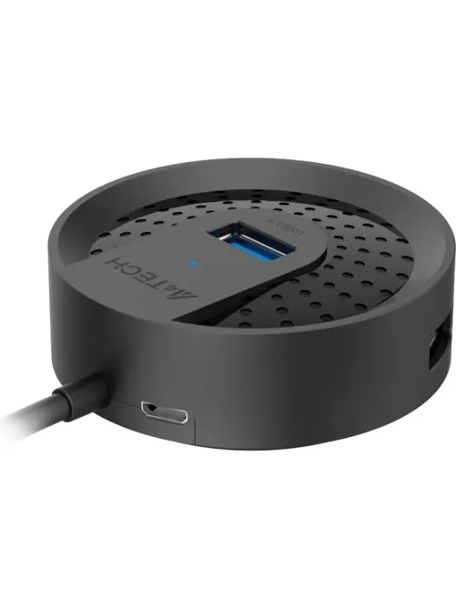 Разветвитель USB 3.0 A4Tech HUB-30C 4порт. черный