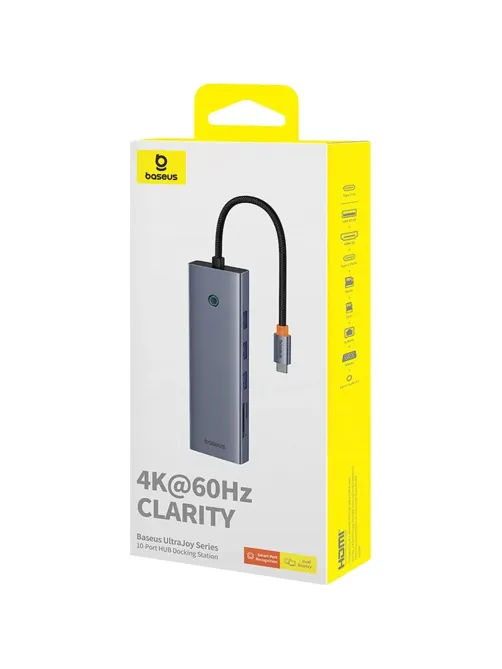 Разветвитель USB Baseus UltraJoy 10-Port Sp.Grey Type-C B0005280C811-00