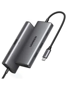 Разветвитель USB UGREEN CM498 (15531) USB-C To HDMI+2xUSB A+ USB-C+SD/TF+PD