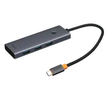 Разветвитель USB Baseus UltraJoy 7-Port Sp.Grey Type-C B00052803811-00