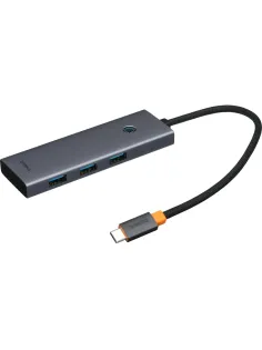 Разветвитель USB Baseus UltraJoy 7-Port Sp.Grey Type-C B00052803811-00