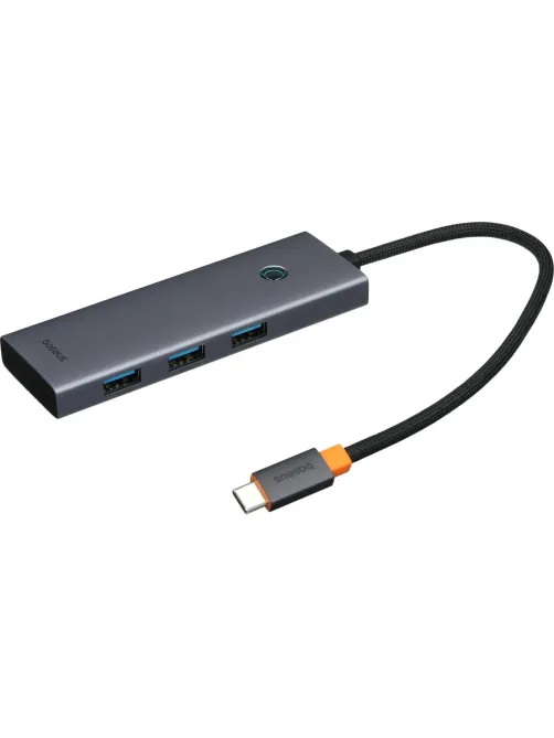 Разветвитель USB Baseus UltraJoy 7-Port Sp.Grey Type-C B00052803811-00