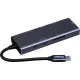 Разветвитель USB HS002 USBх3/HDMIх1/microSDx1/TFcardx1/Серый