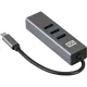 Концентратор USB хаб ExeGate (EX293987RUS) DUB-4TC 4-в-1 серебр