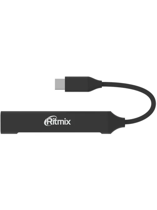 Разветвитель USB Ritmix CR-4401 Metal 1xUSB 3.0 + 3xUSB 2.0 (80001491)