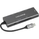 Разветвитель USB HS002 USBх3/HDMIх1/microSDx1/TFcardx1/Серый