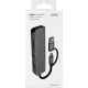 Разветвитель USB PERO MH07 USB-С/A TO SD+TF+3.5MM+USB-C+USB 3.0+3USB2.0,сер