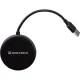 Разветвитель USB  HS004 USB 3.0x4/черный
