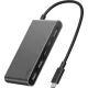 Разветвитель USB Belkin (AVC022hqSGY)хаб 5в1 4K@60Hz 100W сер.косм