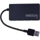 Разветвитель USB  HS005 USB 3.0x4/черный