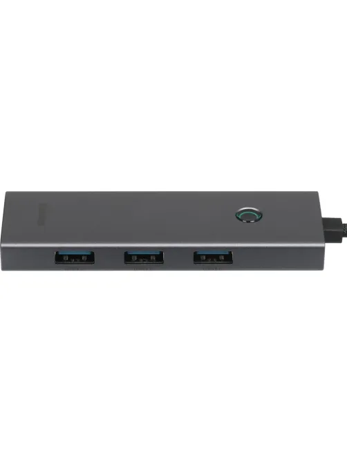 Разветвитель USB Baseus UltraJoy 4-Port Sp.Grey USB-A-3.0+C B0005280B811-09