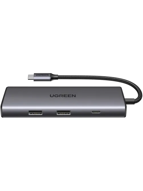 Разветвитель USB UGREEN CM498 (15531) USB-C To HDMI+2xUSB A+ USB-C+SD/TF+PD