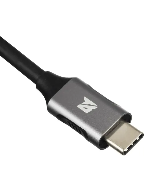 Разветвитель USB HS002 USBх3/HDMIх1/microSDx1/TFcardx1/Серый