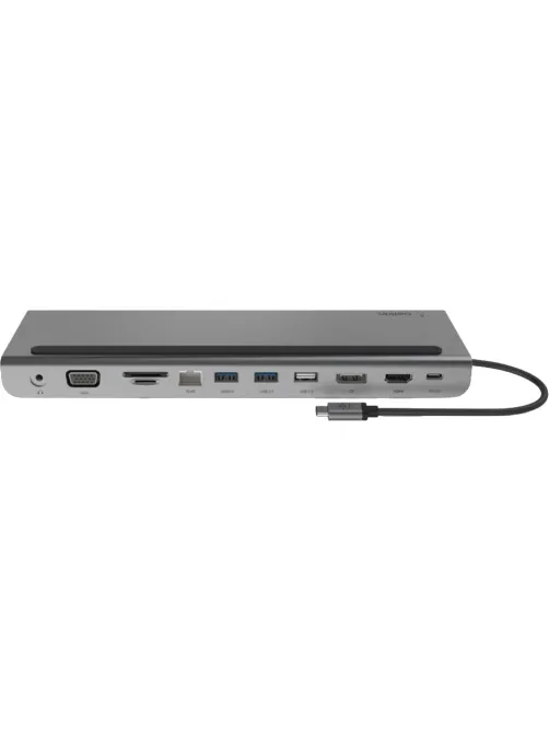 Док-станция Belkin (INC004btSGY)Connect USB-C 11в1 Multiport Dock серый