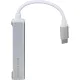 Разветвитель USB  HS001 USB3.0x1/USB 2.0x3/серебристый
